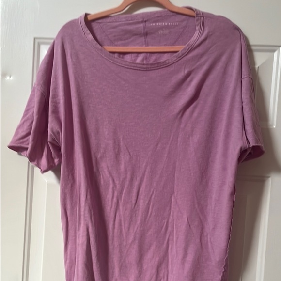 American Eagle Outfitters Tops - American Eagle Outfitters Purple Oversized Short Sleeve Tee